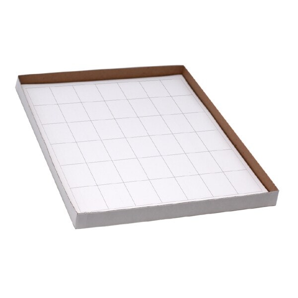 Cryo Label Laser Sheets 28x44mm for Racks/Boxes White